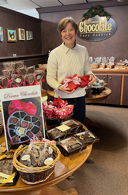 Sandra Freeman, owner of Divine Chocolate